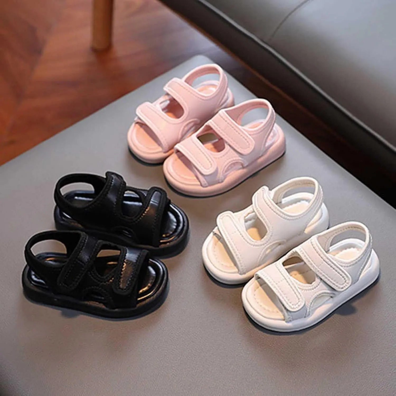 Toddler Boys Girls Athletic Sandals Summer Outdoor Open Toe Sport Shoes Breathable Soft Sole Lightweight Water Shoes