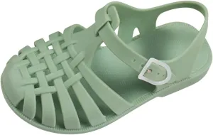 Toddler Boys Girls Sandals Shoes Baby Kids Children Cute Candy Slip On Hollow Out Non-Slip Soft Sole Beach Shoes P-171 Green 9.5