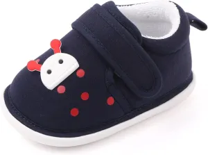 Toddler Cotton Sneaker artoon Pattern Soft Sole Baby Boys Girls First Walking Sport Shoes Spring Indoor Outdoor Shoes