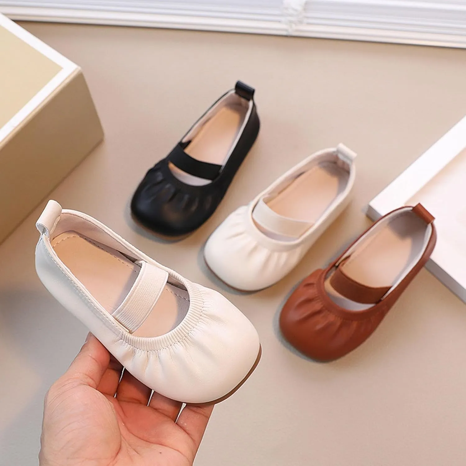 Toddler Flower Girl Dress Shoes Girl Ballet Party School Shoes Wedding Soft Soles with Soft Single baby products day