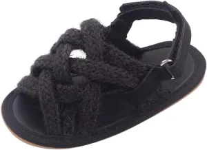 Toddler Girl Shoes Cute Rope Soft Bottom First Walk Shoes Baby Shoe Girl 6to12 Months