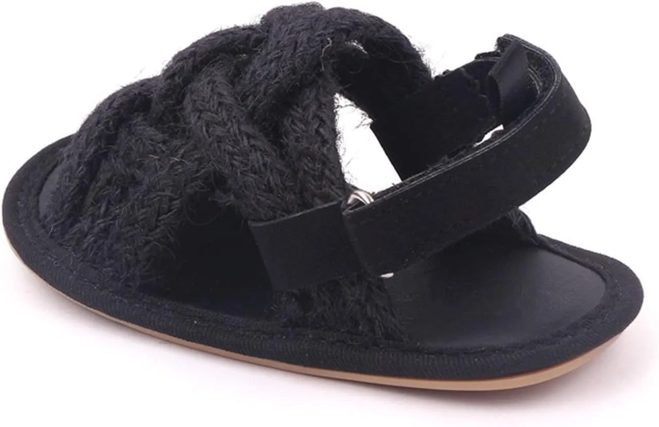 Toddler Girl Shoes Cute Rope Soft Bottom First Walk Shoes Baby Shoe Girl 6to12 Months