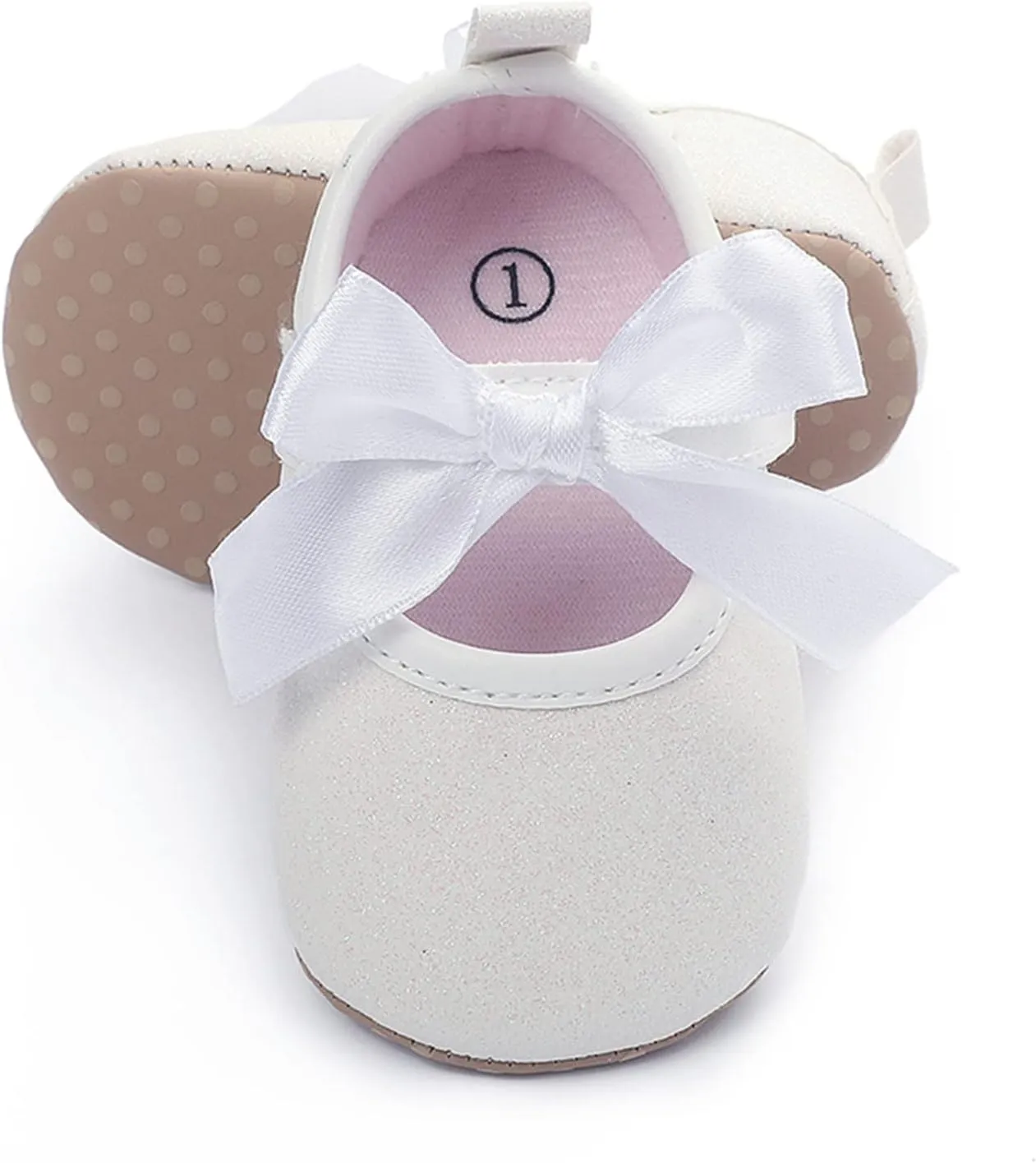 Toddler Girl Shoes Toddler Kids Infant Girls Soild Colour Bowknot Princress Shoes Soft Sole The Floor White Shoes