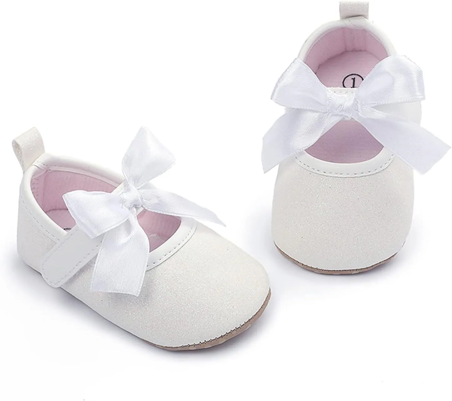 Toddler Girl Shoes Toddler Kids Infant Girls Soild Colour Bowknot Princress Shoes Soft Sole The Floor White Shoes