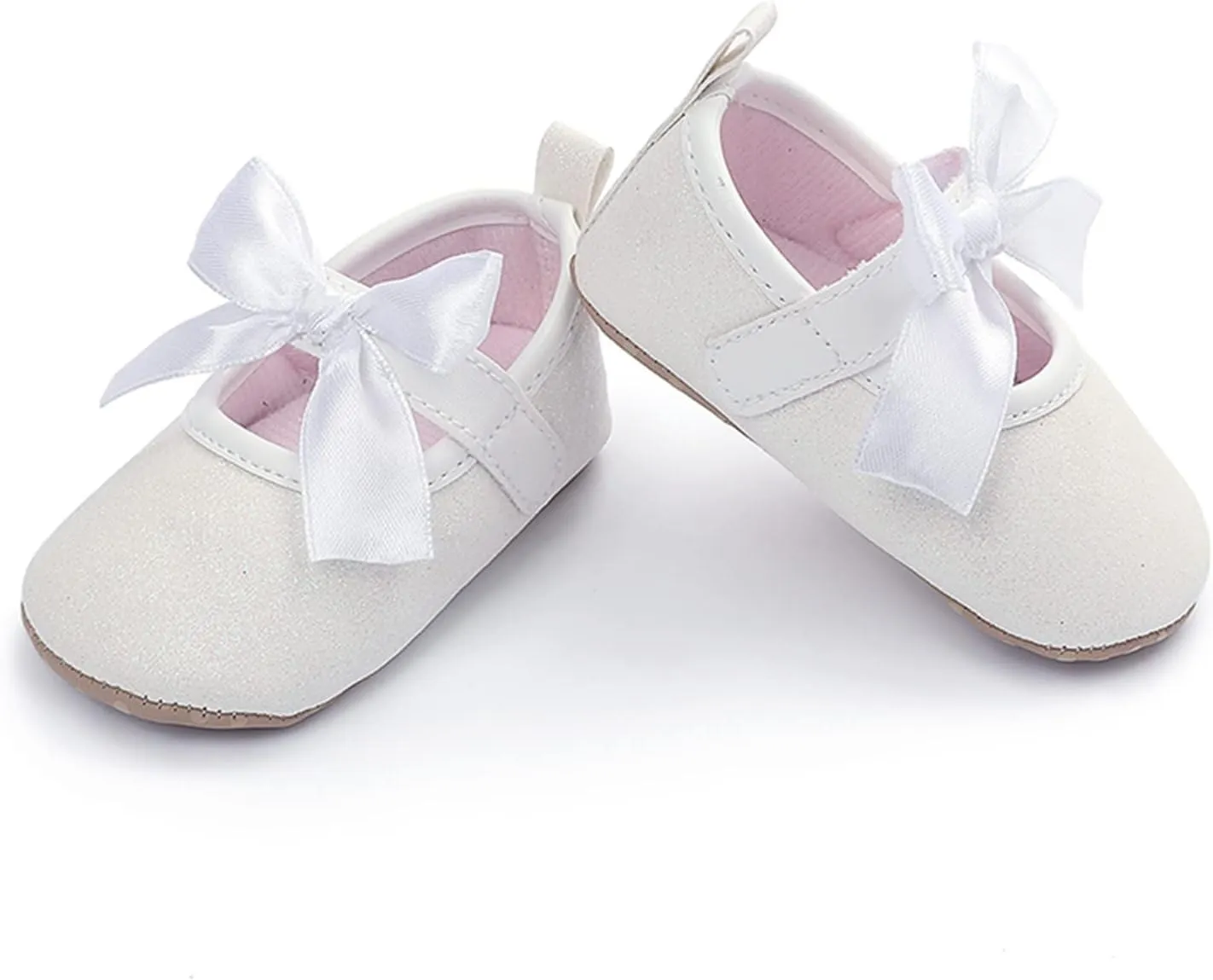 Toddler Girl Shoes Toddler Kids Infant Girls Soild Colour Bowknot Princress Shoes Soft Sole The Floor White Shoes