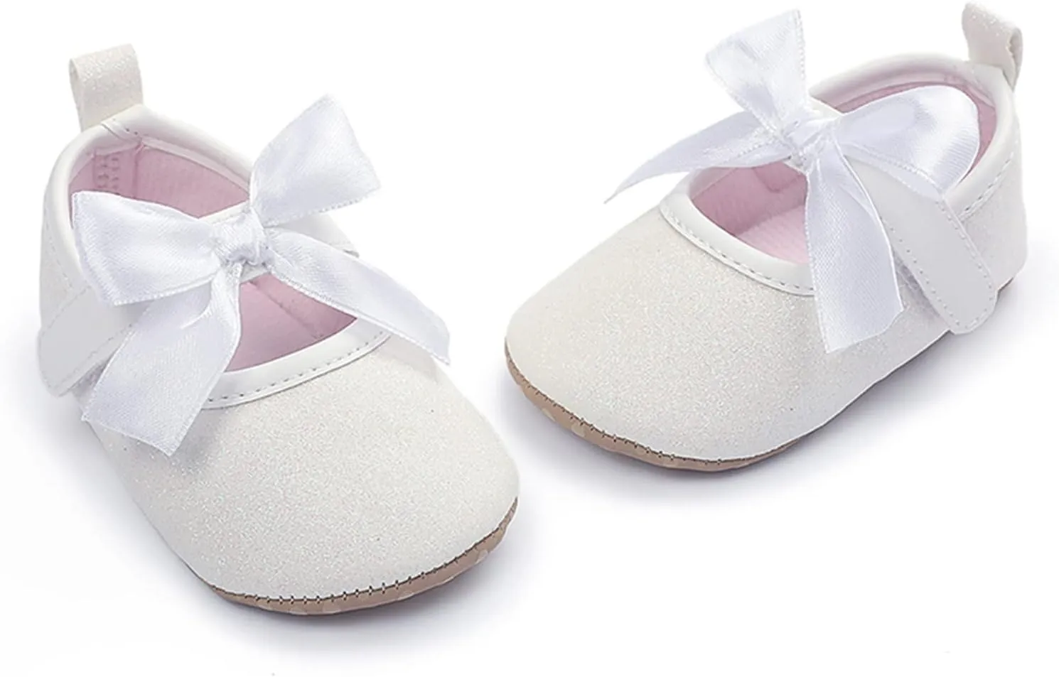 Toddler Girl Shoes Toddler Kids Infant Girls Soild Colour Bowknot Princress Shoes Soft Sole The Floor White Shoes