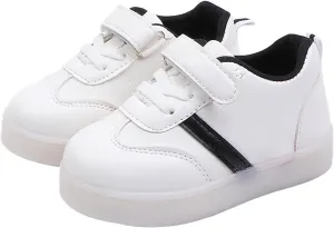 Toddler Girls Boys Led Light Up Sneaker Flashing Lightweight Mesh Breathable Sport Athletic Walking Running Shoes