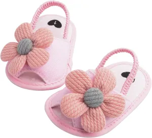 Toddler Girls Casual Sandals Shoes Shoes Baby Sandals Flower Sole Leisure Children's Baby Sun Soft Cartoon Slippers