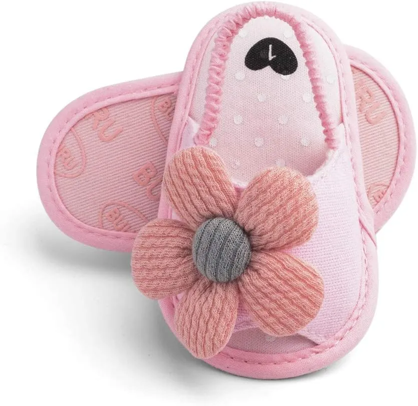 Toddler Girls Casual Sandals Shoes Shoes Baby Sandals Flower Sole Leisure Children's Baby Sun Soft Cartoon Slippers