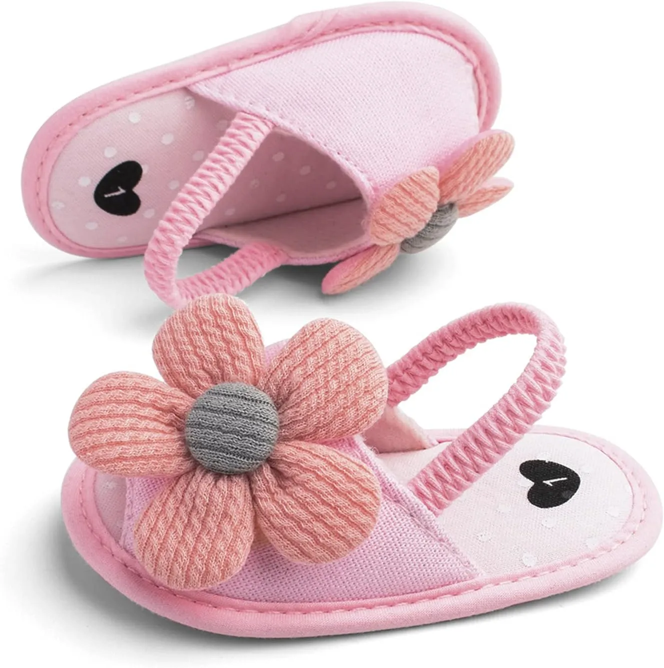 Toddler Girls Casual Sandals Shoes Shoes Baby Sandals Flower Sole Leisure Children's Baby Sun Soft Cartoon Slippers