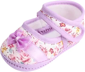 Toddler Girls Light up Walking Shoes Print Girl Toddler Baby -slip Casual Soft Shoes Bowknot Sole Infant Shoes
