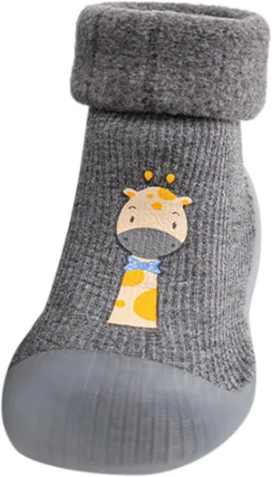 Toddler Light up Shoes Girls Rubber Boys Girls Sole Toddler Knit Soft Warm Baby Stocking Shoes Shoes for Girls