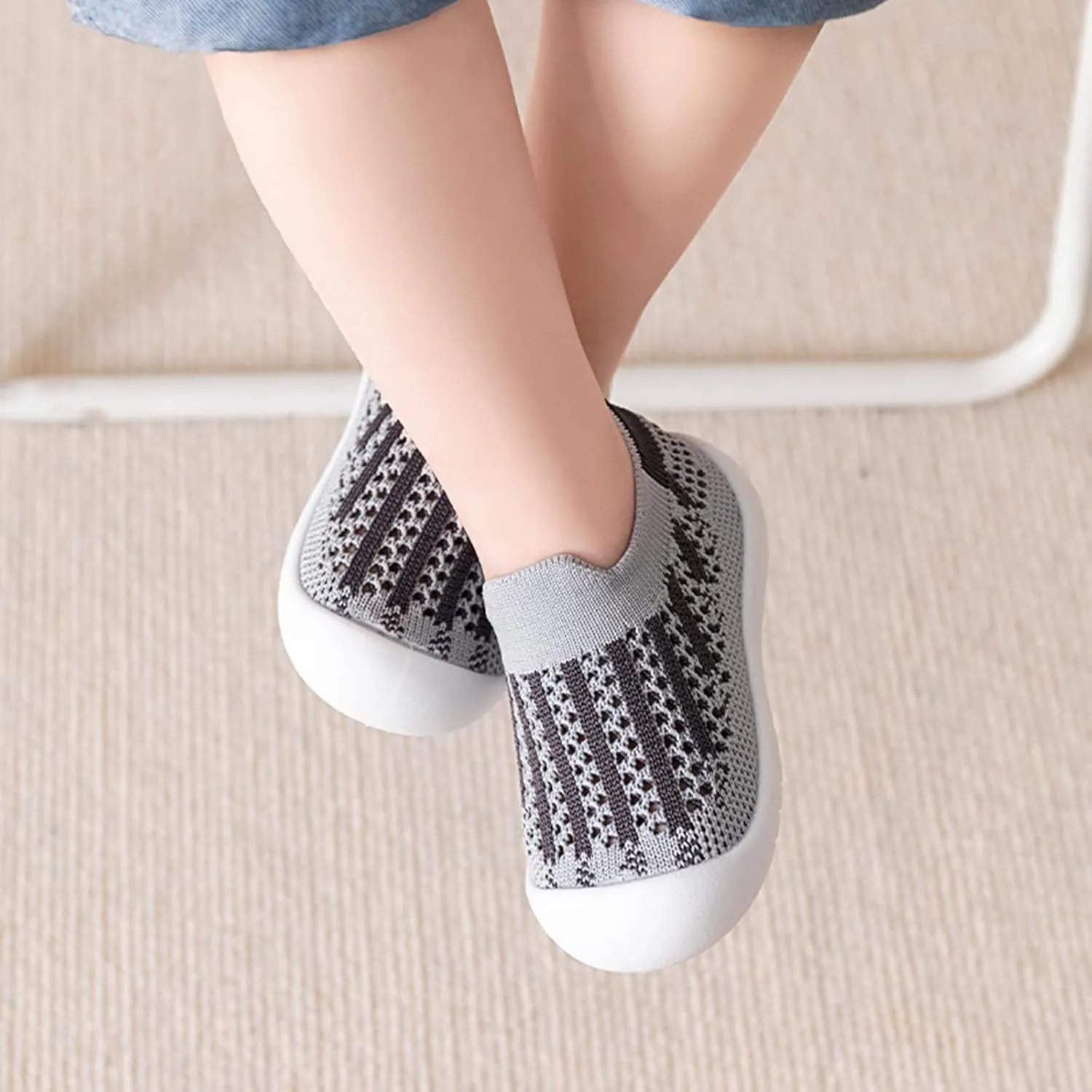 Toddler Princess Shoes Infant Toddler Shoes Mesh Slip On Socks Shoes Soft Sole Non Slip Wear Out Toddler Floor Shoes