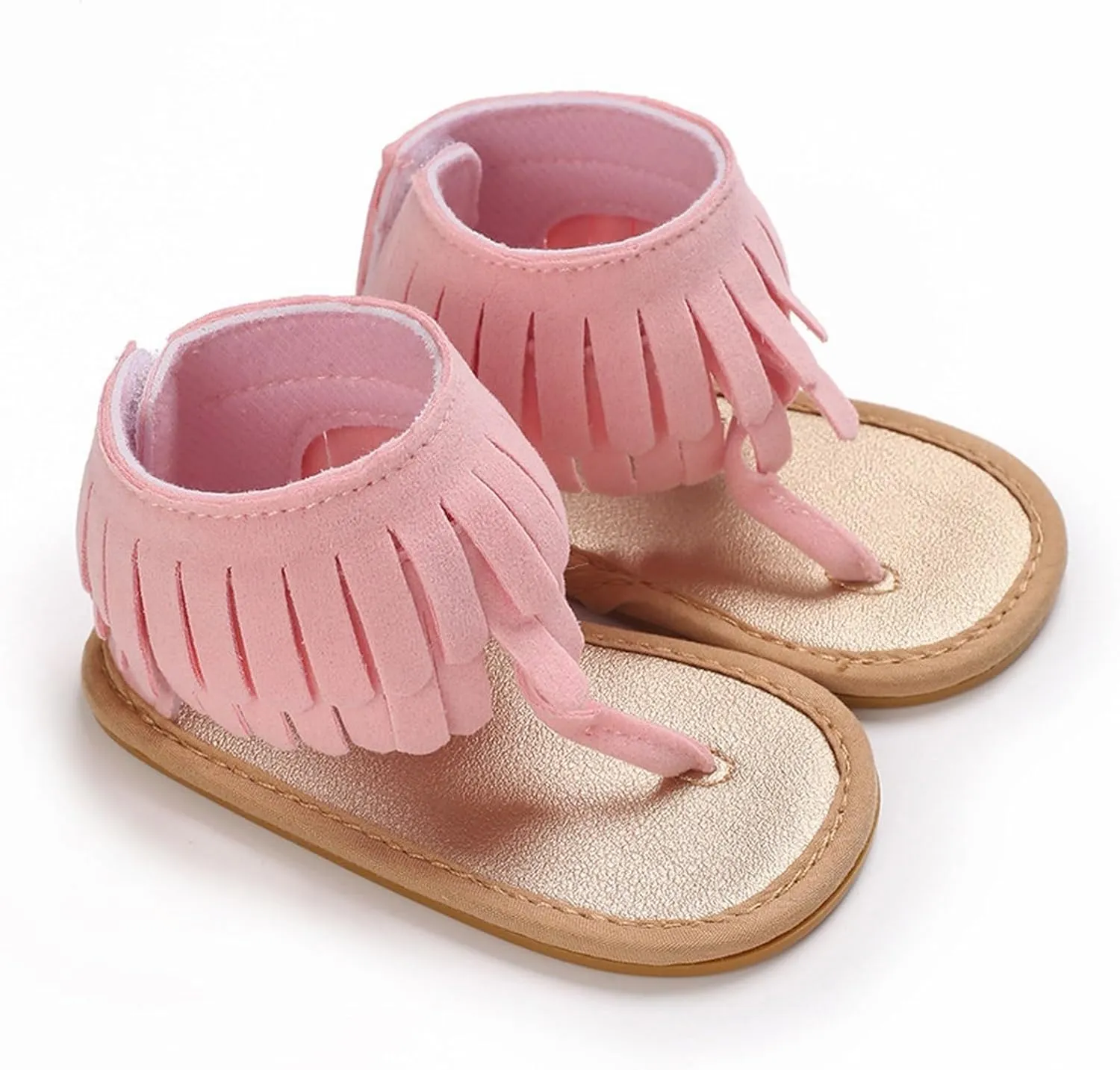 Toddler Sandal Baby Girls Sandals Ruffle Bowknot Premium Soft Sole Open Toe Breathable Summer Kid Water Shoes