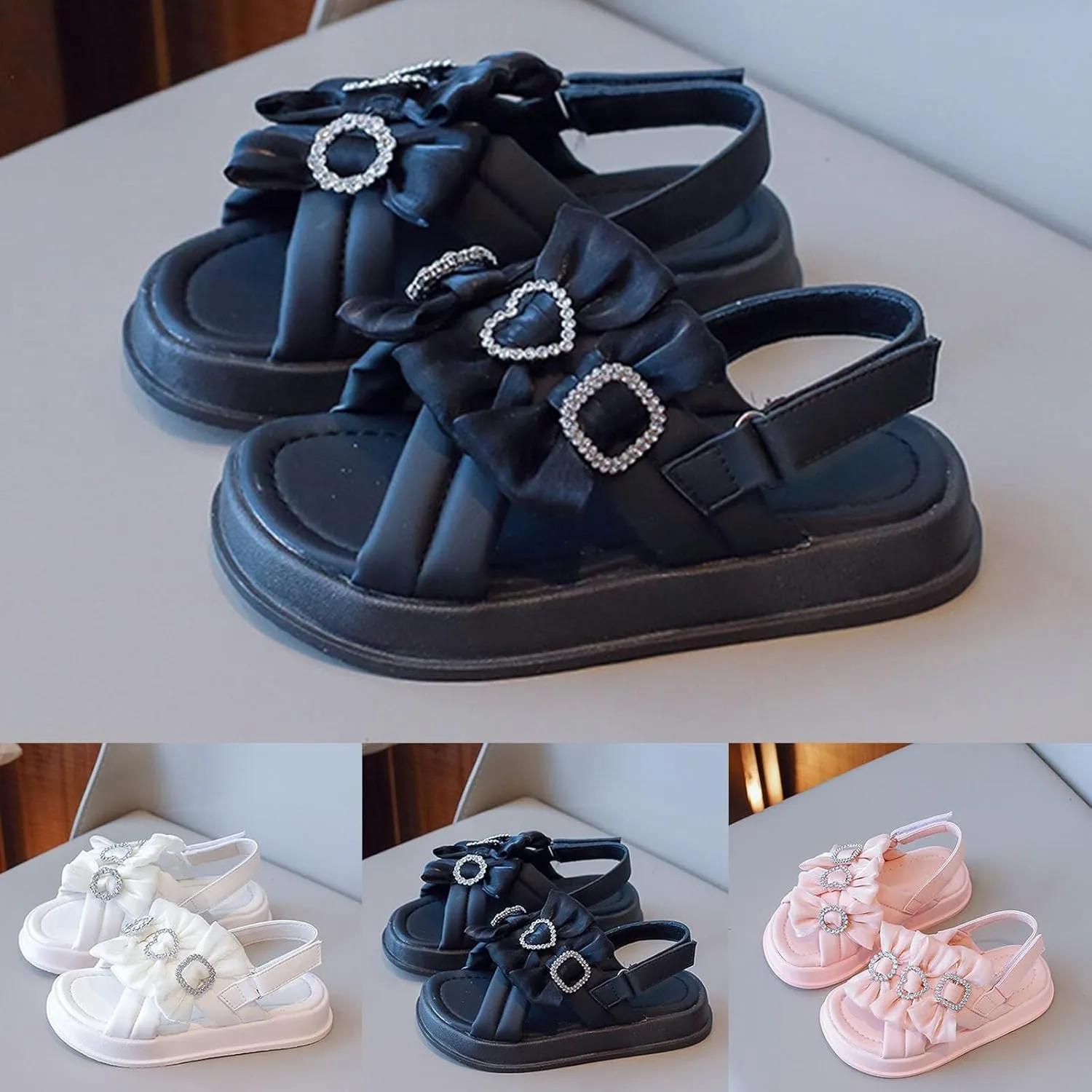 toddler size 8 sandal girls Soft Sole Shoes Fashion Girls Princess Shoes Baby Beach Shoes