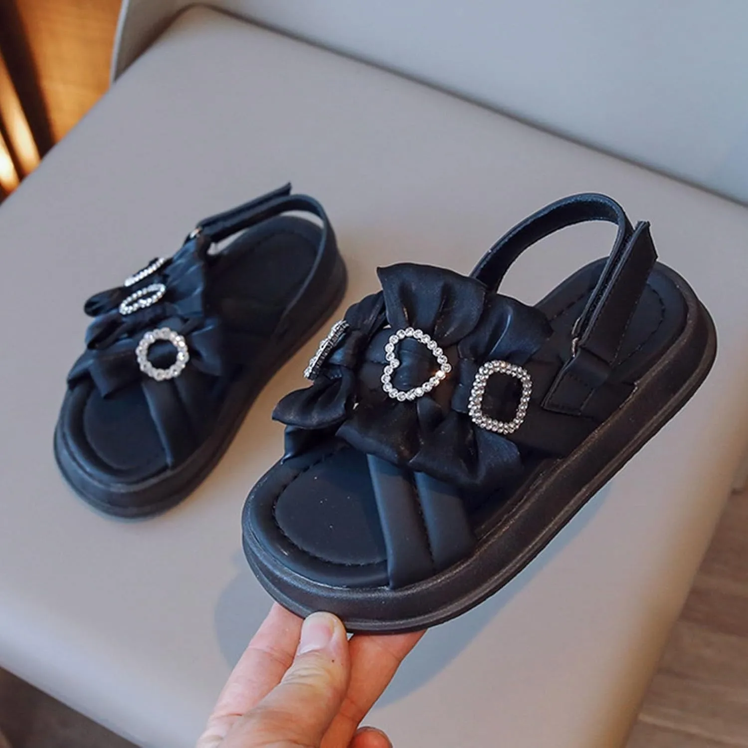 toddler size 8 sandal girls Soft Sole Shoes Fashion Girls Princess Shoes Baby Beach Shoes