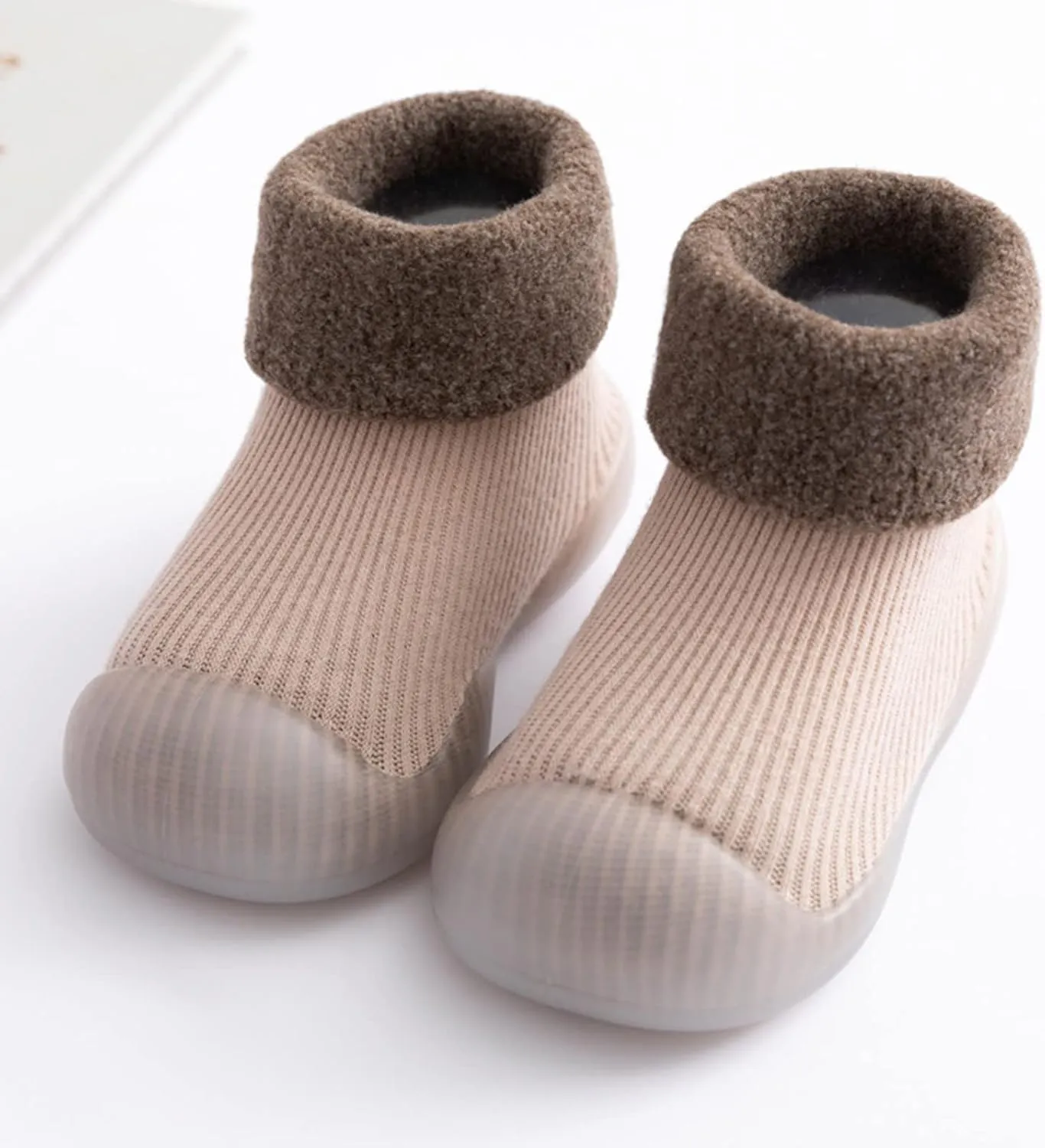 Toddler Size 9 Sandal Girls Socks Slipper Soft Baby Boys Rubber Shoes Sole Solid Toddler Boy Slippers Size 6