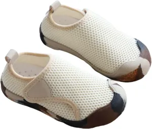 Toddler Sneaker Toddler Baby Boy Girl Shoes Breathable Shoes Baotou Mesh Baby Soft Sole Fashion Unisex Sneakers