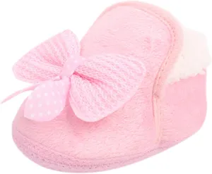 Toddler Sneakers Baby Girls Boys Warm Shoes Booties Soft Comfortable Short Boots Infant Toddler Shoes Soft Sole Sneakers