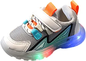 Toddler Sneakers Fashion Light On LED Baby Shoes Casual Children Shoes Multiple Colors Soft Sole Walking Shoes for Kids