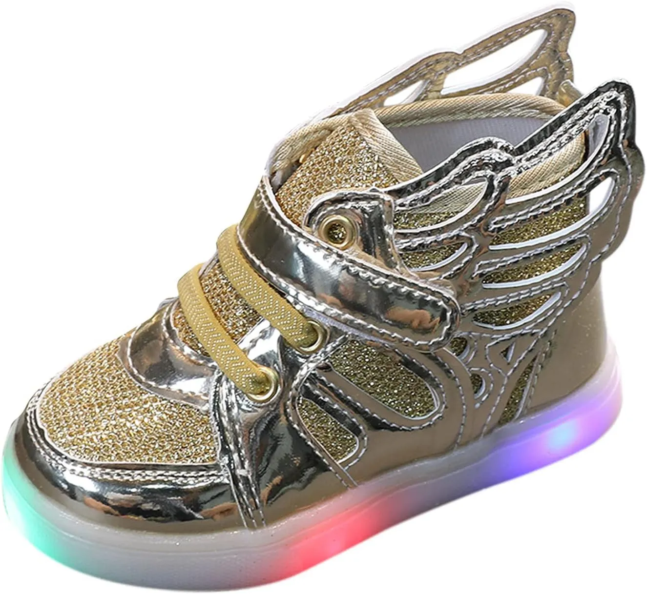 Toddler Sneakers,Kids Baby Boys Girls Bling Led Light Sport Shoes Children Mesh Luminous Sneakers Shoes