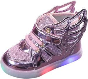 Toddler Sneakers,Kids Baby Boys Girls Bling Led Light Sport Shoes Children Mesh Luminous Sneakers Shoes