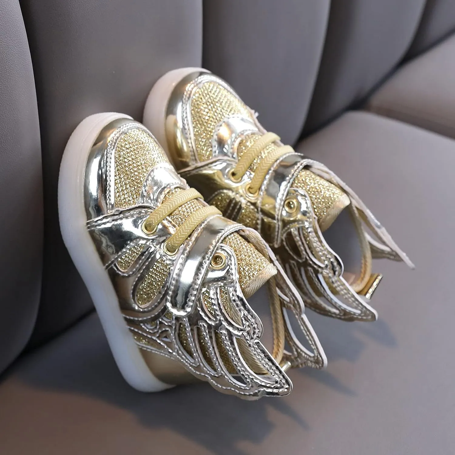 Toddler Sneakers,Kids Baby Boys Girls Bling Led Light Sport Shoes Children Mesh Luminous Sneakers Shoes