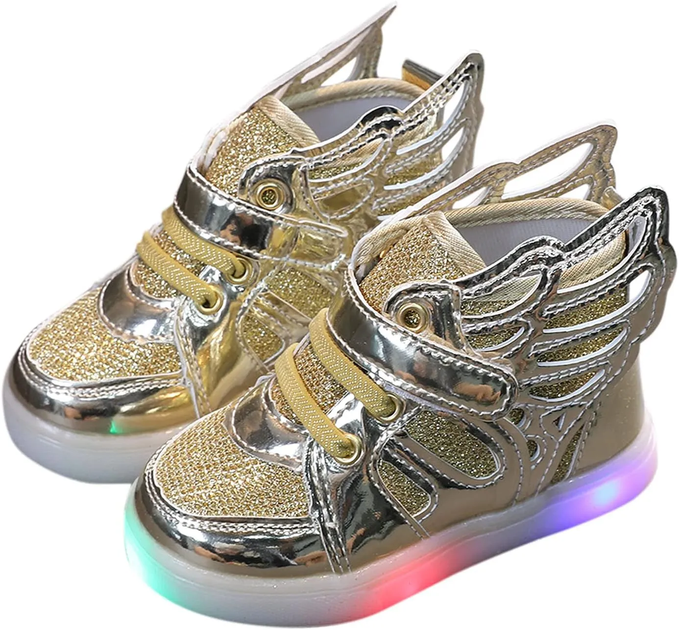 Toddler Sneakers,Kids Baby Boys Girls Bling Led Light Sport Shoes Children Mesh Luminous Sneakers Shoes