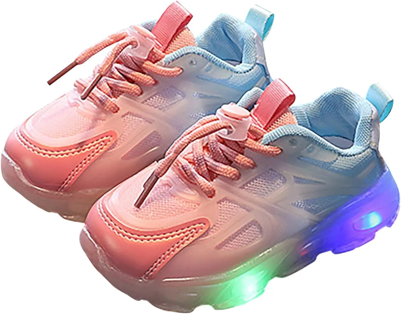 Toddler Sneakers,Kids Baby Boys Girls Led Light Sport Shoes Children Mesh Luminous Running Sneakers Shoes