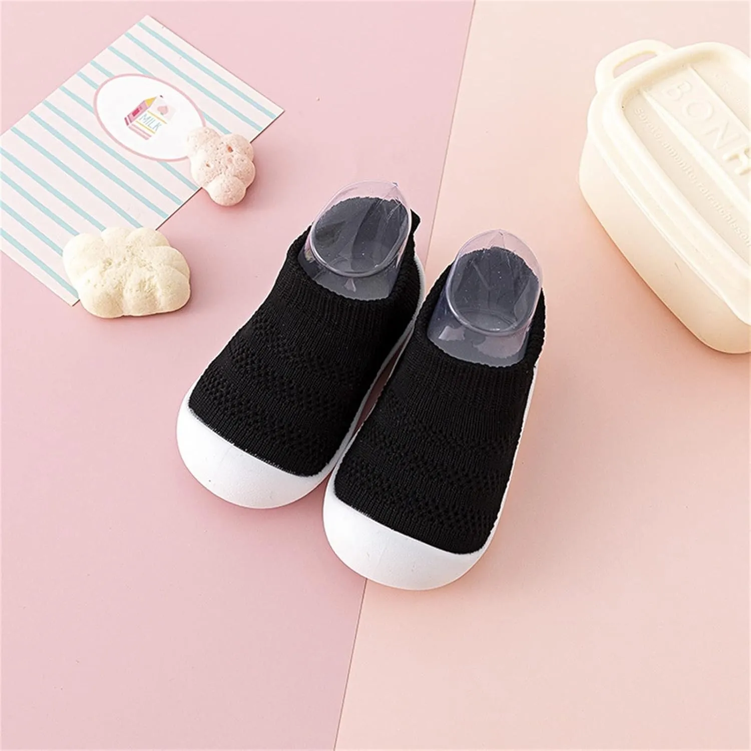 Toddler Sock Shoes Baby Walking Mesh Breathable Shoes Infant Slippers Boys & Girls Non-Slip First Walkers Sneakers