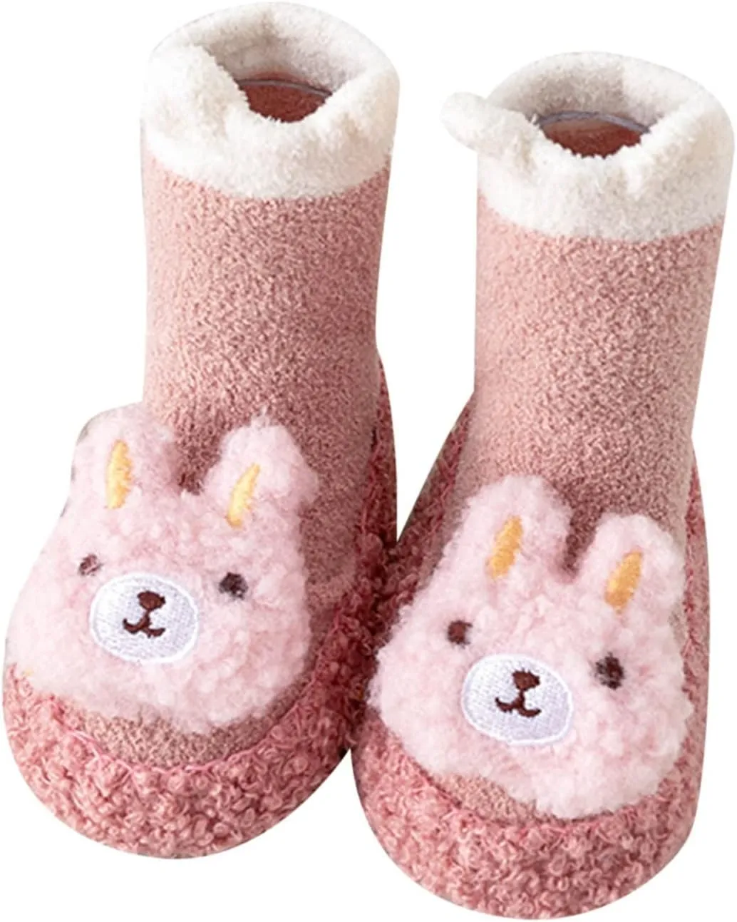 Toddler Sport Shoes Infant Toddler Shoes Boys Girls Baby Shoes Soft Sole Slip On Shoes Cute Animal (Pink, 12-18 Months)