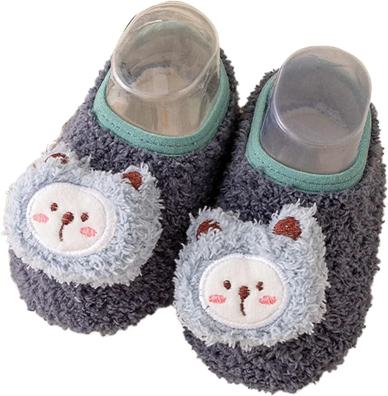Toddler Wedding Shoes Toddler Shoes Boys Girls Baby Shoes Soft Sole Slip On Shoes Animal Decorate Toddler Shoes (Navy, 6-12 Months)