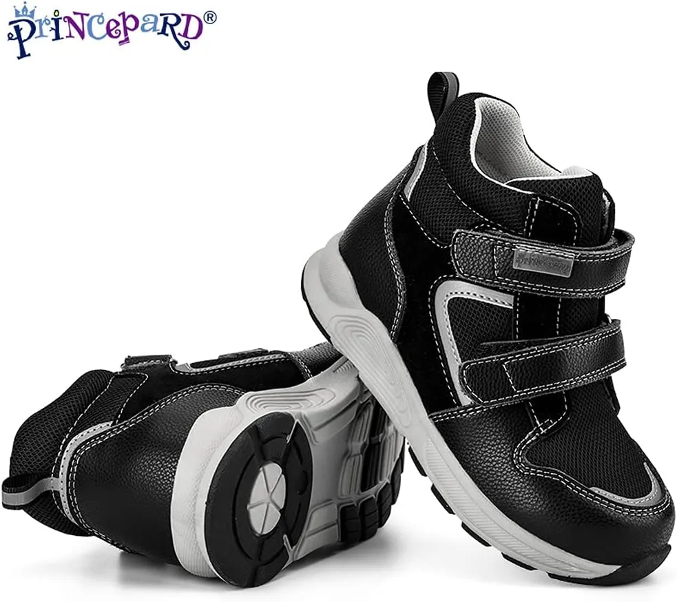 Toddlers Orthopedic ShoesKids High-top Corrective Sneakers for Boys and Girls with Arch and Ankle Support, Non-Slip Soles
