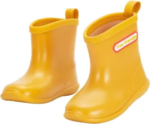 Tree Grandpa Toddler Rain Boots Baby Kids Easy-on Rain shoes Children Waterproof Shoes for Boys Girls(1-6 Years)