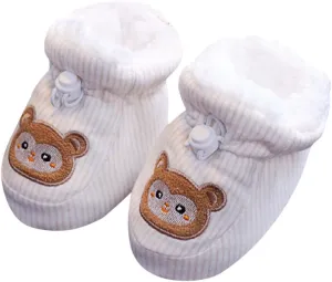 Warm  Baby Boots, 2024 Toddler Winter Soft Fr ining Ankle Non-Slip Rubber Texture Sole Snow Girls Shoes