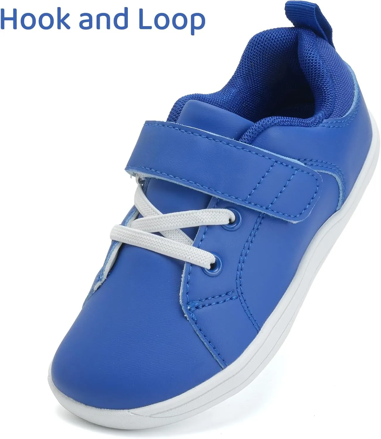 WateLves Toddler Little Kid Wide Barefoot The First Walking Shoes Girls Boys Leather Uniform Dress Shoes Lightweight Splay Naturally Minimalist Sneakers