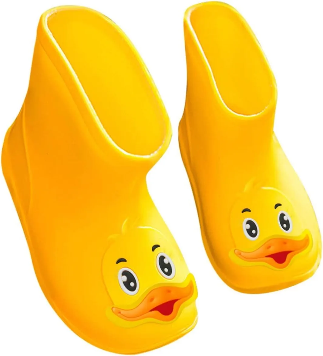 Yellow Boots Boy Kids Cartoon Rain Shoes Baby Rubber Boots Toddler Baby Water Shoes For Toddler Boots For Girls